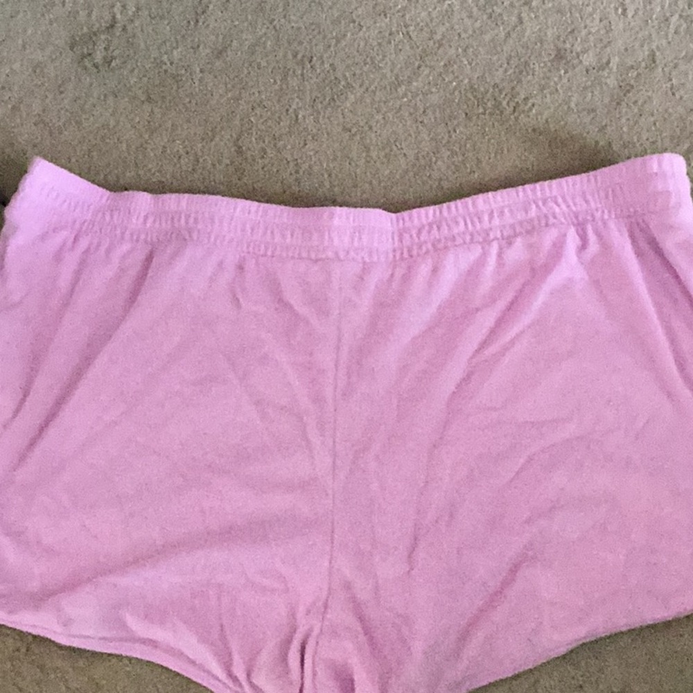 Ava & Viv - Plus Size Loop Terry Athletic Shorts W/ Pockets - lavender - new - Picture 6 of 6